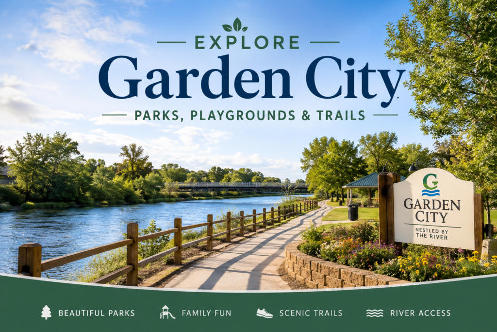 Garden City Idaho parks and trails along the Boise River Greenbelt