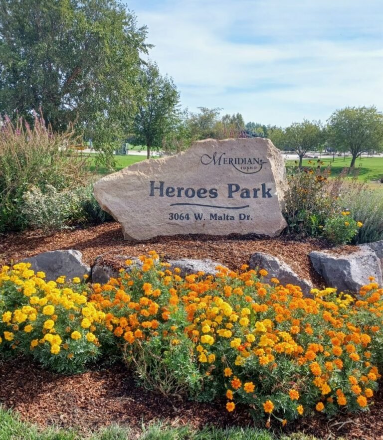 Heroes Park Sign 768x883