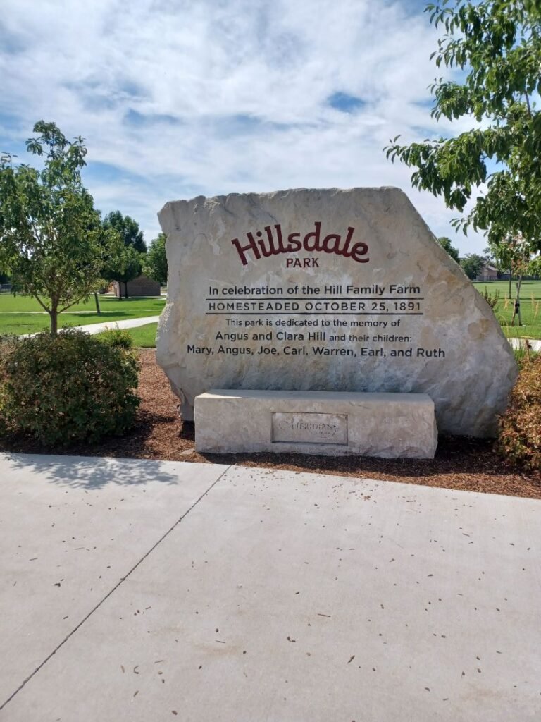Hillsdale Park Sign 768x1024