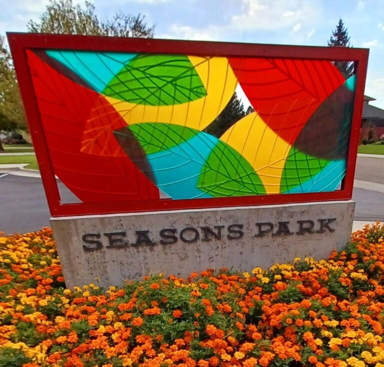 Seasons Park Sign 768x735