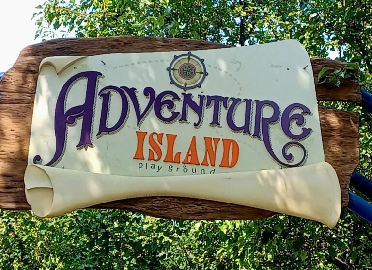 Settlers Park Playground Sign Adventure Island 768x556
