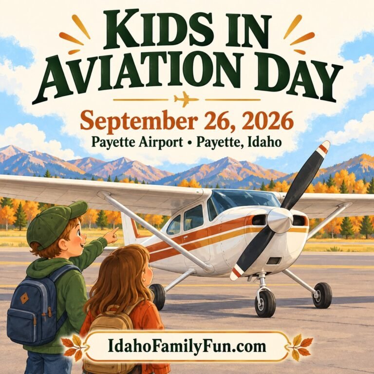 Kids in Aviation Day — September 26, 2026, Payette Airport, Idaho Kids in Aviation Day — September 26, 2026, Payette Airport, Idaho