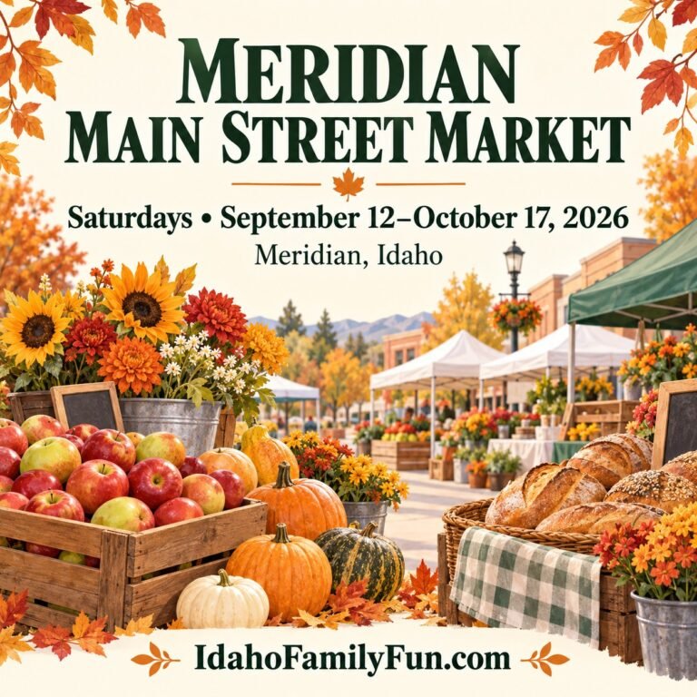 Meridian Main Street Market — Saturdays, September 12–October 17, 2026, Meridian, Idaho Meridian Main Street Market — Saturdays, September 12–October 17, 2026, Meridian, Idaho