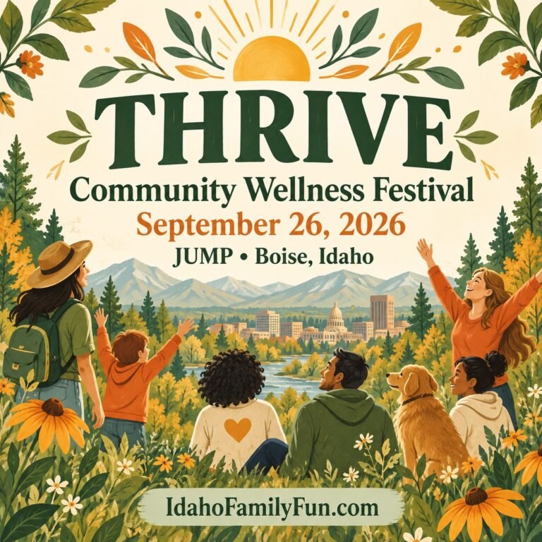 Thrive Community Wellness Festival — September 26, 2026, JUMP, Boise, Idaho Thrive Community Wellness Festival — September 26, 2026, JUMP, Boise, Idaho