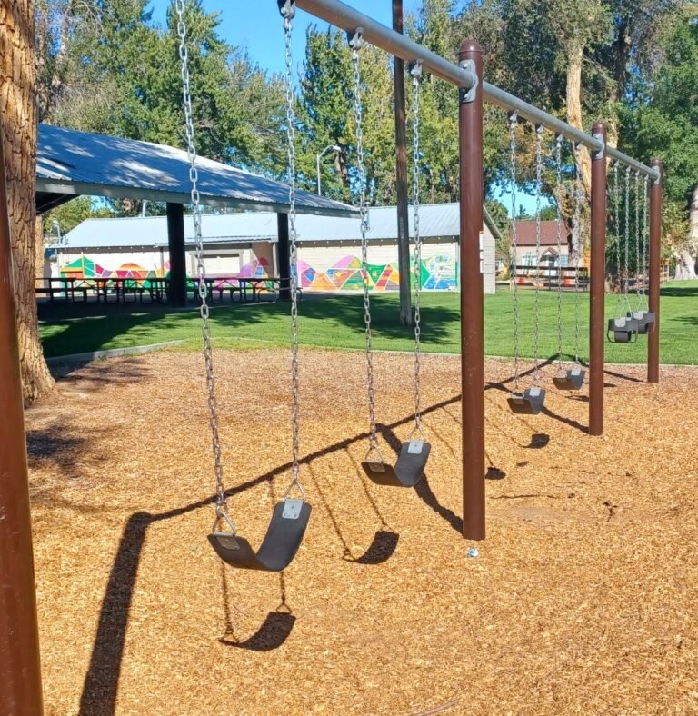 Swings at Carl Miller Park in Mountain Home Swings at Carl Miller Park in Mountain Home