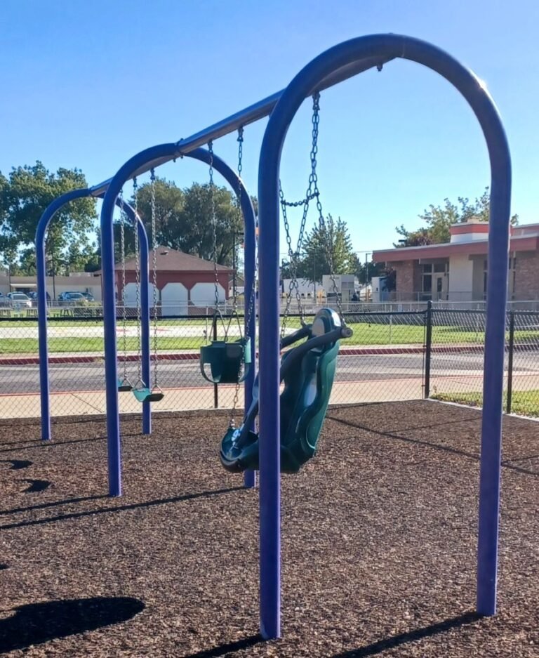 Overhead playground bars at Richard Aguirre Park Overhead playground bars at Richard Aguirre Park